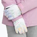 Women's snowboard gloves ROXY Jetty black bright white sapin 7