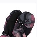 Children's snowboard gloves ROXY Jetty Mitt Girl true black pansy rg 4