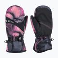 Children's snowboard gloves ROXY Jetty Mitt Girl true black pansy rg 5
