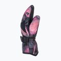 Children's snowboard gloves ROXY Jetty Mitt Girl true black pansy rg 6