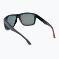 Quiksilver men's Transmission black ml red sunglasses 2