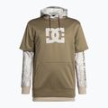 Men's DC Dryden sand stone snowboard sweatshirt 6