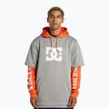 DC Dryden orange men's snowboard sweatshirt