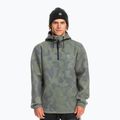 Quiksilver Shredder Hoodie tie dye true black snowboard sweatshirt
