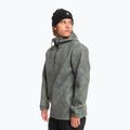 Quiksilver Shredder Hoodie tie dye true black snowboard sweatshirt 4