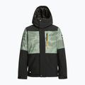 Quiksilver Mission Printed Block Youth spray camo laurel wreath children's snowboard jacket 6