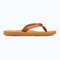 Women's ROXY Porto Motif flip flops tan 2