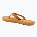 Women's ROXY Porto Motif flip flops tan 3
