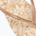 Women's ROXY Bermuda Print flip flops peach cream 8