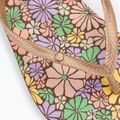 Women's ROXY Bermuda Print flip flops brown combo 8