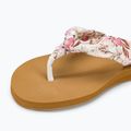 ROXY Paia V women's flip flops white/crazy pink print 8