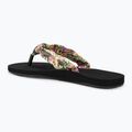 ROXY Paia V women's flip flops black/pink/soft lime 3