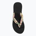 ROXY Paia V women's flip flops black/pink/soft lime 5