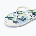 Women's ROXY Portofino III soft lime/ocean flip flops 8