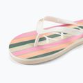 ROXY Tahiti VII women's flip flops peach cream 6