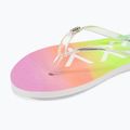 Women's ROXY Viva Jelly rainbow flip flops 7