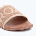 Women's ROXY Slippy Knit wheat/turkish coffee flip-flops 7