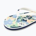 ROXY Tahiti VII soft lime/ocean women's flip flops 7