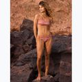 ROXY Printed Beach Classics Moderate cedar wood happy stripe swimsuit bottom 6