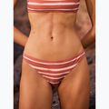 ROXY Printed Beach Classics Moderate cedar wood happy stripe swimsuit bottom 8