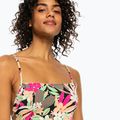 Women's one-piece swimsuit ROXY Printed Beach Classics Lace UP anthracite palm song s 6