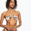ROXY Printed Beach Classics Halter swimsuit top anthracite palm song s 2