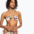 ROXY Printed Beach Classics Halter swimsuit top anthracite palm song s 5
