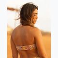 ROXY All About Sol Bandeau swimsuit top root beer all about sol mini 9