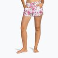 Women's ROXY Wave Printed 2 white happy tropical swim shorts