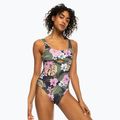 Women's swimsuit ROXY Pro The Double Line One anthracite classic pro surf 2