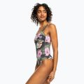 Women's swimsuit ROXY Pro The Double Line One anthracite classic pro surf 5