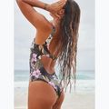 Women's swimsuit ROXY Pro The Double Line One anthracite classic pro surf 9