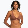 ROXY Silky Island root beer swimsuit top 2