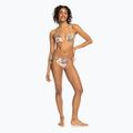ROXY Printed Beach Classics Tiki Tri swimsuit top anthracite palm song s 3