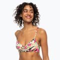 ROXY Printed Beach Classics Wrap swimsuit top anthracite palm song s 2
