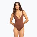 Women's one-piece swimsuit ROXY Silky Island root beer 2