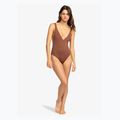 Women's one-piece swimsuit ROXY Silky Island root beer 3