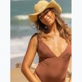Women's one-piece swimsuit ROXY Silky Island root beer 7