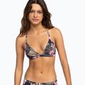 ROXY Pro The Cut Back Fixedtri swimsuit top anthracite classic pro surf 5