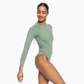 Women's one-piece swimsuit ROXY Pro The Overhead agave green 5