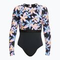 Women's one-piece swimsuit ROXY Active anthracite kiss