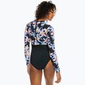 Women's one-piece swimsuit ROXY Active anthracite kiss 4