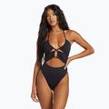 Women's one-piece swimsuit Billabong Sol Searcher black pebble 5