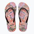 Women's Billabong Dama black/pink flip flops 4