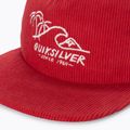 Men's Quiksilver Cord Stretcher high risk red baseball cap 3