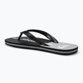 Quiksilver Molokai Stripe black/black/grey men's flip flops 3