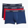 Lacoste boxer shorts 5H3389 W64 3 pairs navy blue/red methylene 11