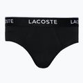 Lacoste men's briefs 8H3472 3 pairs black/white/silver chine 2