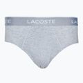 Lacoste men's briefs 8H3472 3 pairs black/white/silver chine 3