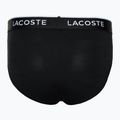 Lacoste men's briefs 8H3472 3 pairs black/white/silver chine 5